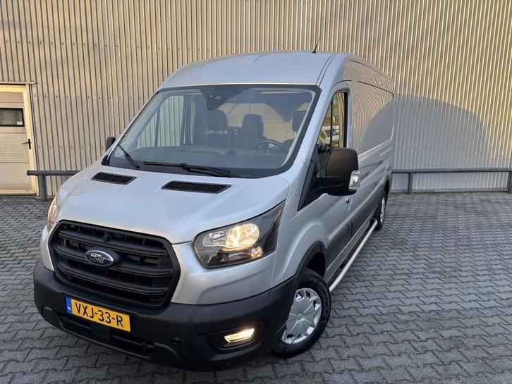 Ford Transit 310 2.0 TDCI L3H2*3PERS*CRUISE*A/C*HAAK*CAM*, Auto's, Bestelauto's, Lease, Zwart, Handgeschakeld, Overige kleuren