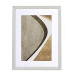 Wissellijst Hout Eiken Wit Breed 40x60 cm, Nieuw