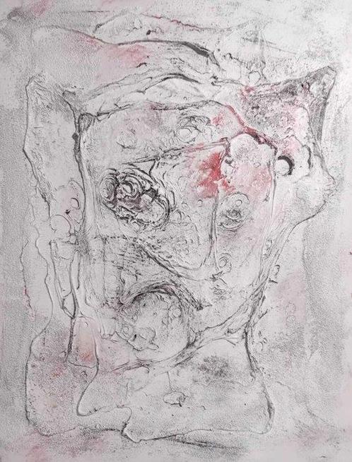 Bruno Ezio Caraceni (1927-1986) - Combustione - Bianco Nero, Antiek en Kunst, Kunst | Schilderijen | Modern