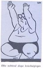 Elke ochtend diepe kniebuigingen (lijst optie, Lithos), Antiek en Kunst, Kunst | Litho's en Zeefdrukken, Verzenden