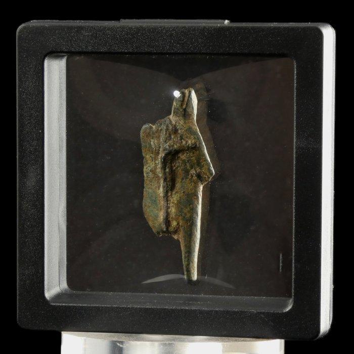 Oud-Romeins Brons, Zilver Votief cosìbeeld van Mercurius in, Antiek en Kunst, Antiek | Overige Antiek