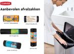Curver Decobin Prullenbak - 65L - Rechthoekig - Zilver, Verzenden, Zo goed als nieuw