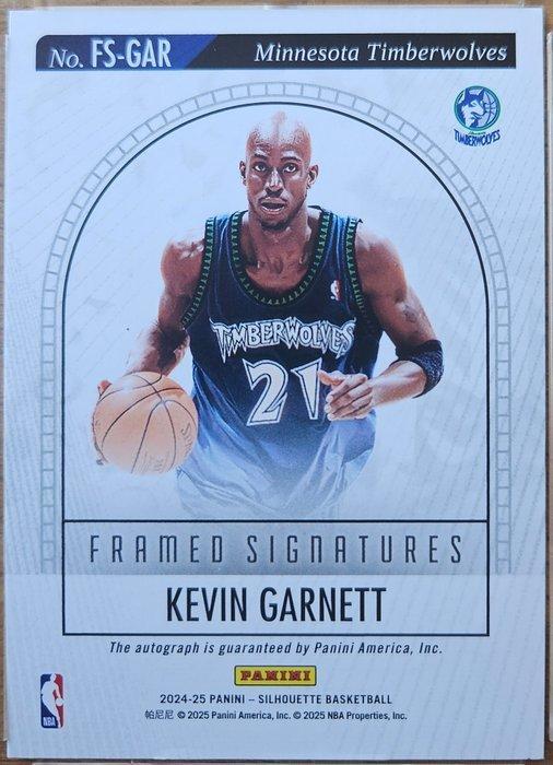Panini Framed Signatures Kevin Garnett Gesigneerde kaart, Verzamelen, Stickers