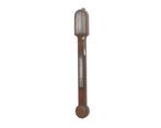 Een houten stick-barometer, Engeland, 19e eeuw, Antiek en Kunst