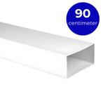 Kunststof rechthoekig kanaal 110 x 55mm (lengte 90cm), Verzenden, Nieuw