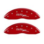 MGP 4 Caliper Covers Engraved Front & Rear SSR Red finish, Auto-onderdelen, Remmen en Aandrijving, Ophalen of Verzenden, Nieuw