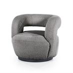 Fauteuil Sharon | Grijs Spark, Huis en Inrichting, Fauteuils, Ophalen of Verzenden, Nieuw