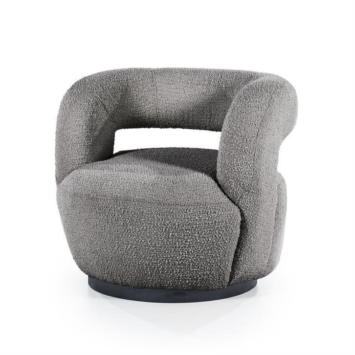 Fauteuil Sharon | Grijs Spark, Huis en Inrichting, Fauteuils, Nieuw, Ophalen of Verzenden