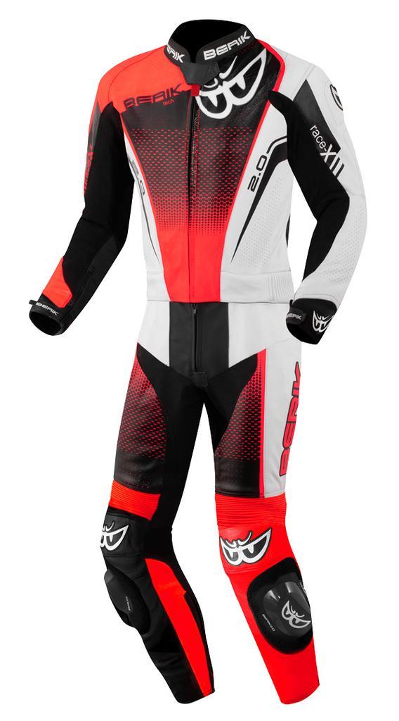 Berik XR-Ace Evo Perforated Zwart Rood Wit 2-Delig Motorpak, Motoren, Kleding | Motorkleding, Heren, Nieuw met kaartje, Combipak