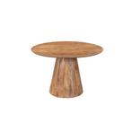 Mangohouten Eettafel Mick Rond 110 cm, Huis en Inrichting, Tafels | Eettafels, Verzenden, Rond, Nieuw, Industriële meubels