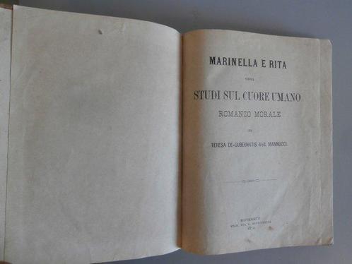 Teresa De Gubernatis - Marinella e Rita. Ossia studi sul, Antiek en Kunst, Antiek | Boeken en Bijbels