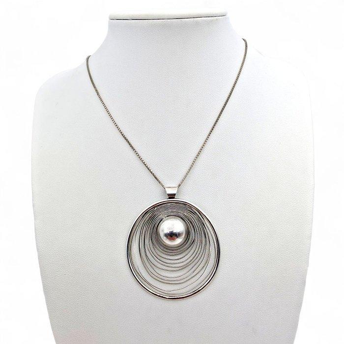 Zonder Minimumprijs - Ketting met hanger Zilver - Adolf, Sieraden, Tassen en Uiterlijk, Antieke sieraden