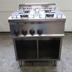 RVS Gasfornuis met 4 branders, Gebruikt