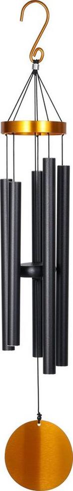 Natures Melody Windgong Aureole Tunes Zwart met Goud 99 cm, Tuin en Terras, Verzenden, Nieuw