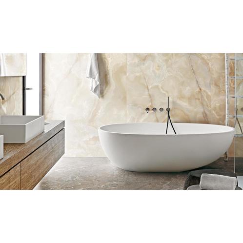 Vloertegel Onyx&More 60x120 cm Glans Golden (Prijs Per M2), Doe-het-zelf en Verbouw, Sanitair, Ophalen of Verzenden