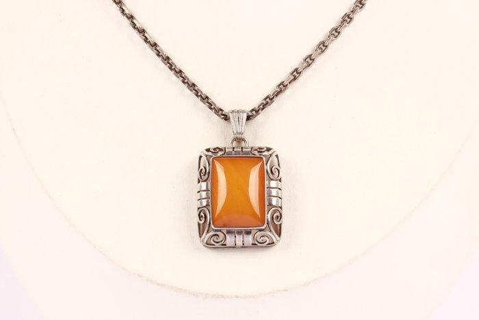 Zonder minimumprijs - Ketting met hanger Zilver - Baltic, Sieraden, Tassen en Uiterlijk, Antieke sieraden