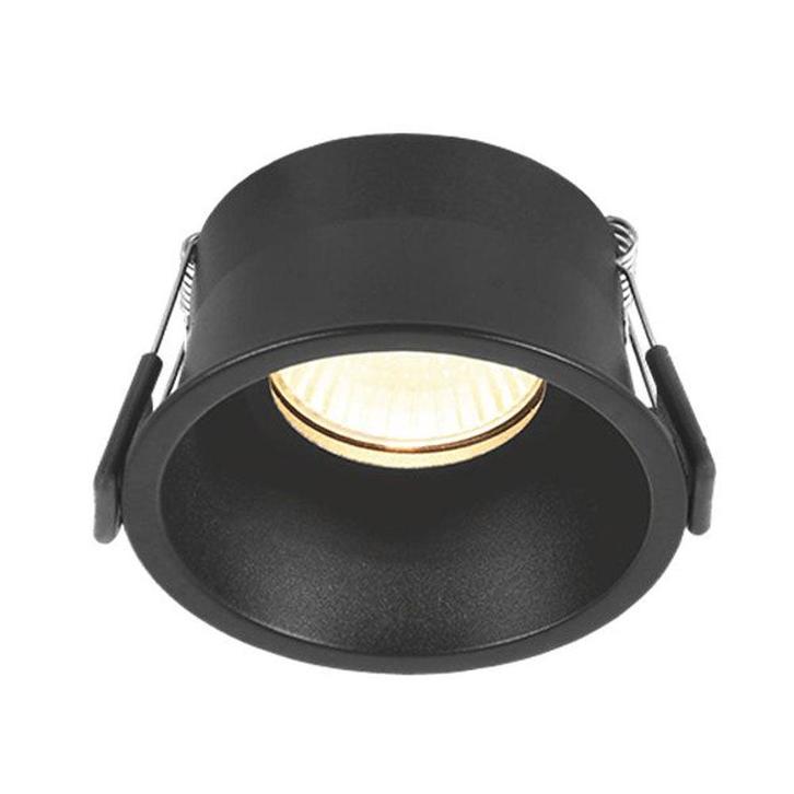 LED inbouw spot | Verdiept | Rond | Ø77mm | Zwart, Huis en Inrichting, Lampen | Spots, Plafondspot of Wandspot, Nieuw, Led, Ophalen of Verzenden