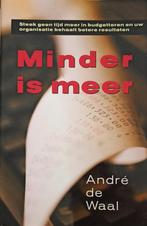 Minder is meer 9789074885256 A.A. de Waal, Verzenden, Gelezen, A.A. de Waal
