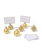 HEMA Naamhouder glas kerstbal - 6 stuks, Diversen, Verzenden, Nieuw