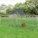 [pro.tec] Stalen kippenren Arguin buitenverblijf 3x1x1-1,5 m, Dieren en Toebehoren, Pluimvee | Toebehoren, Verzenden, Nieuw