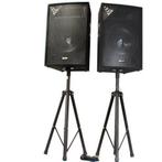 Vonyx SL15 disco speakers - 1600W 2-weg speakerset met 15, Audio, Tv en Foto, Luidsprekers, Verzenden, Nieuw