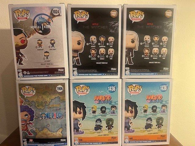 Funko - Funko Pop Mix Lotto Pop Funko Exclusive 6 pieces -, Antiek en Kunst, Antiek | Speelgoed