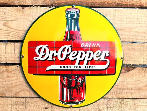 Dr.Pepper Good for life - Emaille bord, Verzamelen, Merken en Reclamevoorwerpen, Verzenden