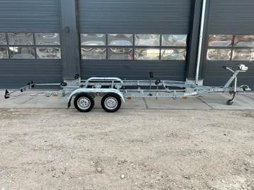 Freewheel Boottrailer Bun-uitsparing 2000kg Tandemas beschikbaar voor biedingen