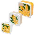 Lunchbox Florens Hesperantha set 3st M/L/XL Wit/Roze/Geel NI, Ophalen of Verzenden, Nieuw