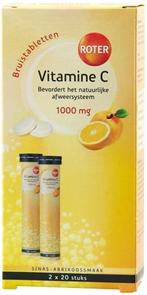 ROTER VITAMINE C SINAS-ABRIKOOSSMAAK BRUISTABLETTEN KOKER .., Verzenden, Nieuw