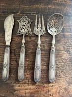 Serveergerei (4) - Zilver - 1850-1900 - Servies voor pâte de, Antiek en Kunst