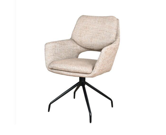 Eetkamerstoel Aarhus poot Atlas draaibaar zwart - be amazing, Huis en Inrichting, Stoelen, Nieuw, Ophalen of Verzenden