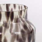 2dekans | Mica Decorations Pantera Vaas - Glas - Bruin met, Huis en Inrichting, Ophalen of Verzenden, Zo goed als nieuw