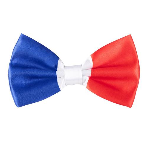 Vlinderstrik Franse vlag blauw/wit/rood, Kleding | Dames, Carnavalskleding en Feestkleding, Nieuw, Ophalen of Verzenden