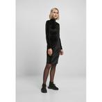 TB4550 Dames Velvet Turtle Neck Jurk, Verzenden, Nieuw