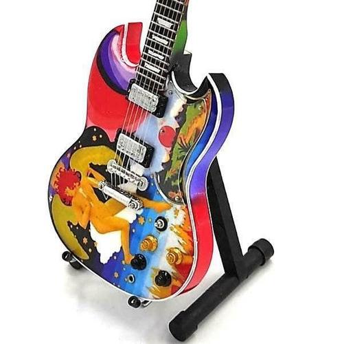 Miniatuur Gibson SG Fool  gitaar met gratis standaard, Verzamelen, Muziek, Artiesten en Beroemdheden, Pop, Beeldje of Miniatuur