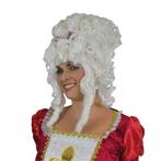 Marie Antoinette pruik wit, Verzenden, Nieuw, Feestartikel