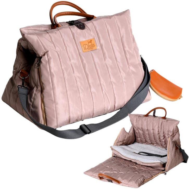 Luxe Hondentas Beige voor honden tot 8KG - Beige, Dieren en Toebehoren, Honden-accessoires, Nieuw, Ophalen of Verzenden