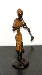 Abdoulaye Derme - sculptuur, Figurine - 20 cm - Gepatineerd