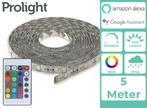 Prolight LED-Strip - Multicolour - 5 Meter - Met, Verzenden, Nieuw