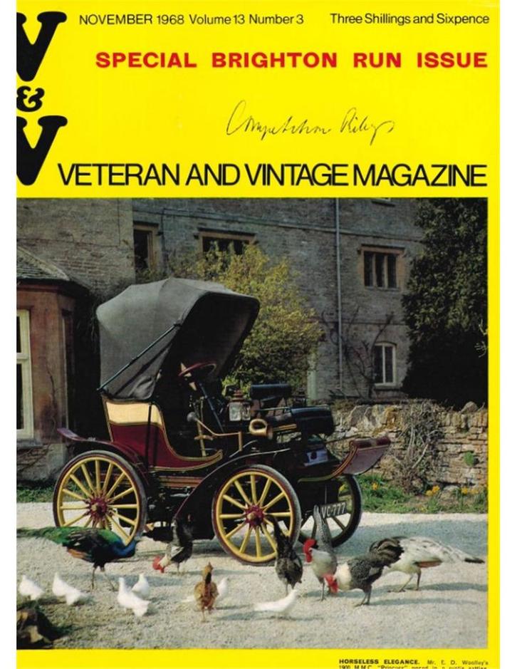 1968 VETERAN AND VINTAGE MAGAZINE 3 ENGELS, Boeken, Auto's | Folders en Tijdschriften