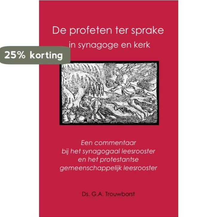 De profeten ter sprake in synagoge en kerk 9789082836929, Boeken, Godsdienst en Theologie, Zo goed als nieuw, Verzenden
