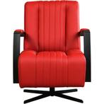 Leren draaifauteuil Galaxy - Toledo Ducati (rood) -, Huis en Inrichting, Fauteuils, Leren draaifauteuil Galaxy - Toledo Ducati (rood) - Stervoet zwart past perfect in uw interieur als u woonstijl: Industrieel, Modern is.