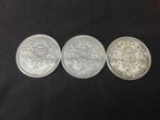 Letland. Lot of 3 silver coins, 5 Lati 1929, 1931, 1932