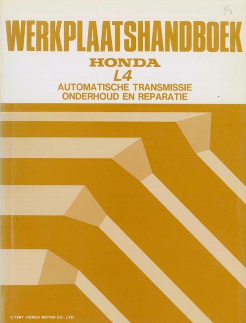 1987 Honda L4 werkplaatshandboek Automatische transmissie, Auto diversen, Handleidingen en Instructieboekjes, Verzenden