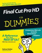 9780764577734 Final Cut Pro Hd For Dummies, Boeken, Nieuw, Helmut Kobler, Verzenden