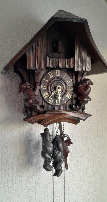 Koekoeksklok - Vintage - Lindehout - 1940-1950 - Kabouter, Antiek en Kunst, Antiek | Klokken
