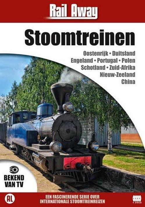Stoomtreinen - Rail Away (dvd tweedehands film), Cd's en Dvd's, Dvd's | Actie, Zo goed als nieuw, Ophalen of Verzenden