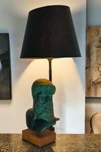 Lamp - Keramiek, Hout, Stof - Buste van Zeus of Poseidon