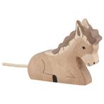 Holztiger - Houten Dieren - Ezel liggend 11cm, Nieuw